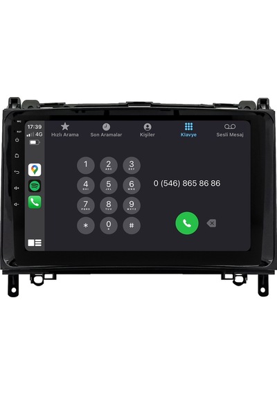 Mercedes B Serisi W245 Android Multimedya Sistemi 2006-2009 Crv-4340xaa