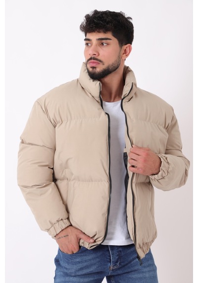 Stilkombin Dik Yaka Oversize Bomber Şişme Kışlık Mont Pldp 3018 50465 Siyah