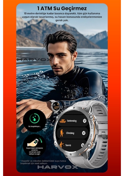 Arvonx Watch X2 Pro 1.73" 54 MM Akıllı Saat (İthalatçı Garantili)