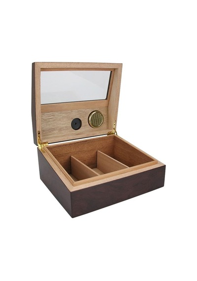 Falconetti Kahverengi Camlı Humidor Puro Kutusu Rc11