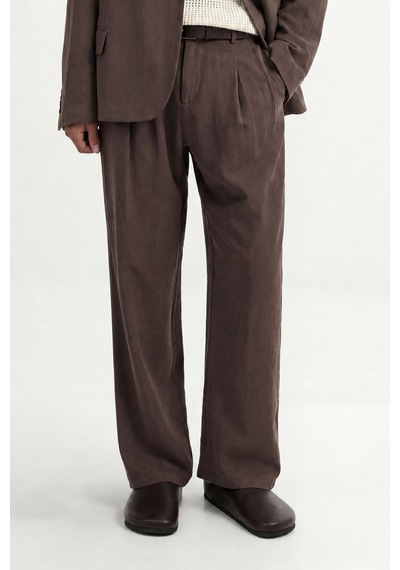 Antioch Modal Karışımlı Relaxed Pantolon Kahve