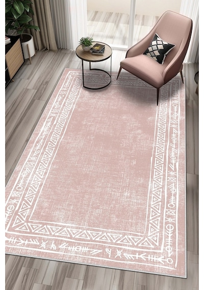 West Home Dijital Baskı Yıkanabilir Kaymaz Taban Leke Tutmaz Pembe Mutfak Halısı Salon Halısı Ve Yolluk Wh 440 Rose