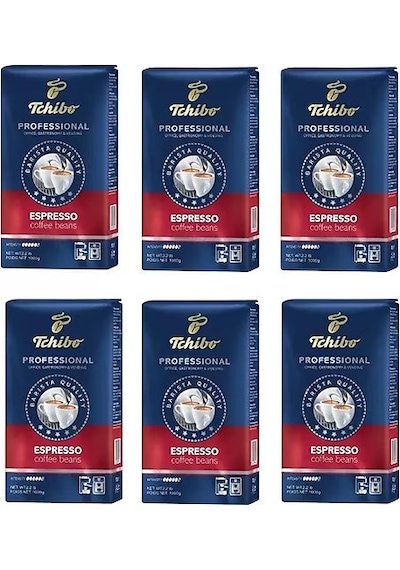 Tchibo Professional Espresso Çekirdek Kahve  6 x 1 KG