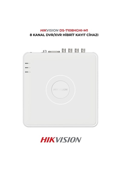 8 Kanal Dvr Ds-7108hghı-m1 H.265+ Güvenlik Kayıt Cihazı