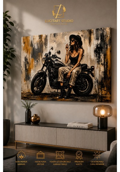 Özgür Ruh Kadın Motorcu Kanvas Tablo Motosiklet Ve Modern Vintage Duvar Dekoru Premium Kanvas Tablo Wıld Soul Freedom Series No. 04 Çok Renkli Çok Renkli Özgür Ruh Kadın Motorcu Kanvas Tablo Motosiklet Ve Modern Vintage Duvar Dekoru Premium Kanvas Tablo Wıld Soul Freedom Series No. 04 Çok Renkli Çok Renkli