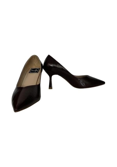Kemal Tanca 868 53 Kadın Topuklu Stiletto Ayakkabı Kahverengi