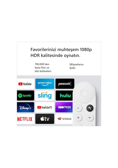 Google Chromecast Hd 2022 Beyaz