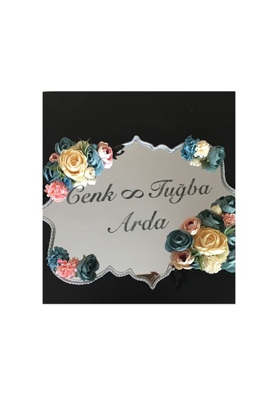 Pleksi Kapı Süsü Gümüş Gümüş