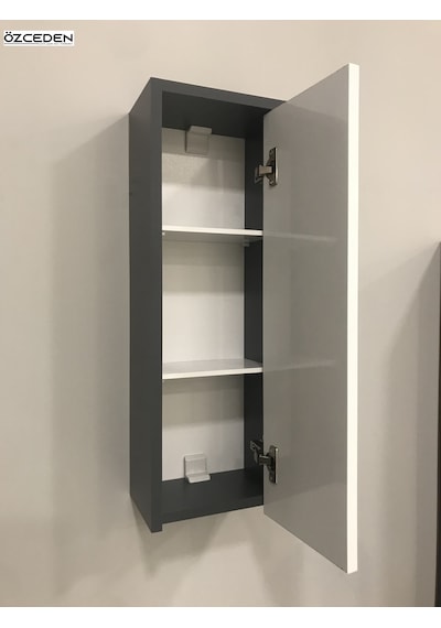 Çok Amaçlı Banyo Mutfak Dolabı 70Cm Mdf Antrasit Gri Mat Renkli (546026842) Antrasit Çok Amaçlı Banyo Mutfak Dolabı 70Cm Mdf Antrasit Gri Mat Renkli (546026842) Antrasit