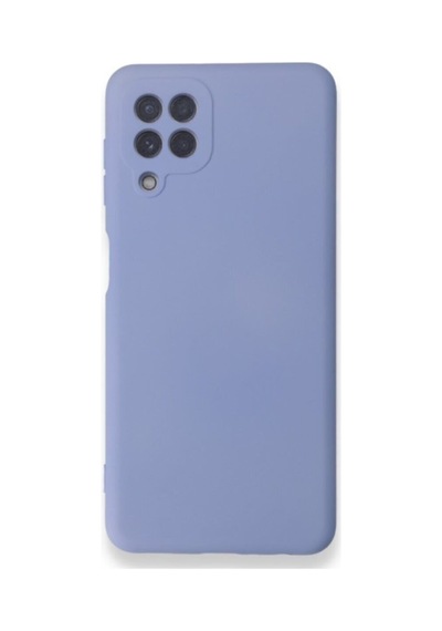 Samsung Galaxy Uyumlu A22 Lansman Kapak Içi Kadife Doku Kamera Korumalı Silikon Col23836-lila