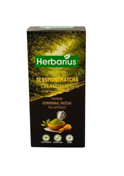 Herbarius Premium Seromoni Matcha Çayı Kapsülü Nespresso Uyumlu 10'lu