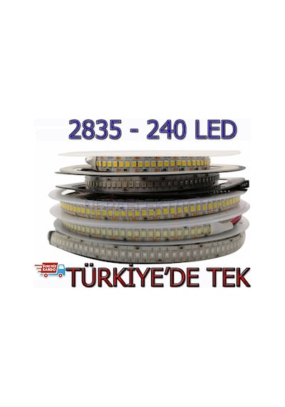 Şerid Led 2835 Smd 240 Leds/M Dc12V Su Geçirmez