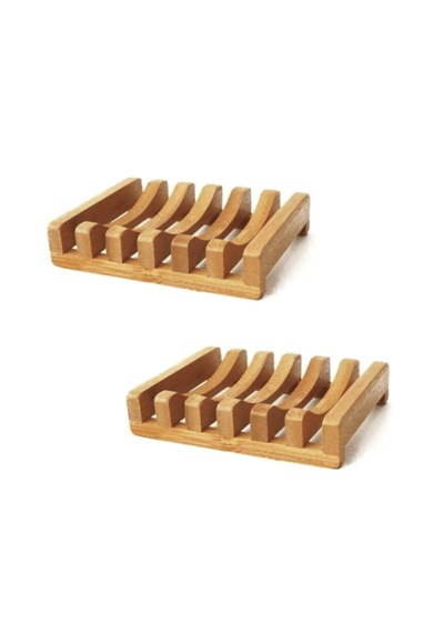 Bambu Sabun Standı, Bambu Sabunluk, Bambu Sabun Kutusu Açık Ahşap
