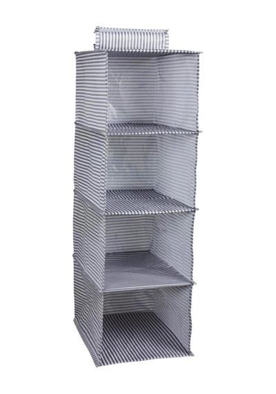 4 Gözlü Dolap Organizer Zebra Model Açık Bej