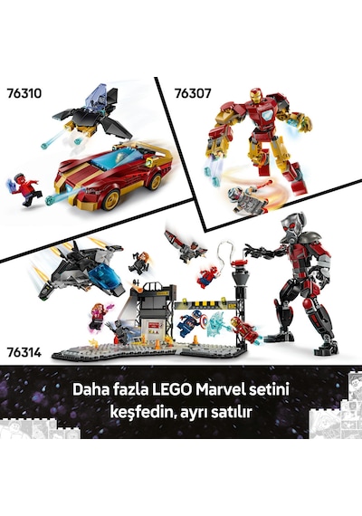 LEGO® Marvel: MARVEL Logosu ve Minifigürleri 76313 - Süper Kahraman Sevenler için Koleksiyonluk, Yaratıcı Oyuncak Yapım Seti (931 Parça) LEGO® Marvel: MARVEL Logosu ve Minifigürleri 76313 - Süper Kahraman Sevenler için Koleksiyonluk, Yaratıcı Oyuncak Yapım Seti (931 Parça)