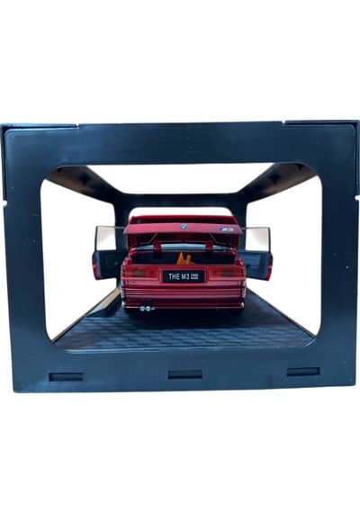 1:24 Metal Model Koleksiyon Araba Bmw M3 Kırmızı 19 Cm Döner Ön Tekerler