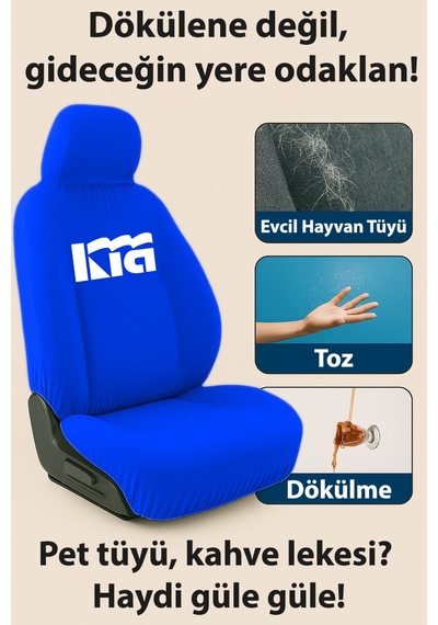 Kia Soul İle Uyumlu Oto Koltuk Kılıfı İle Aracinizi Yenileyin Konforu Ve Kaliteyi Yasayin Lacivert Lacivert
