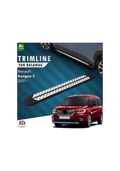 S-dizayn Renault Kangoo 3 Trimline Gri Yan Basamak 193 Cm 2021 Üz