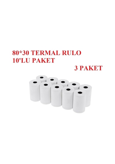 80 30 Termal Rulo 30 Adet