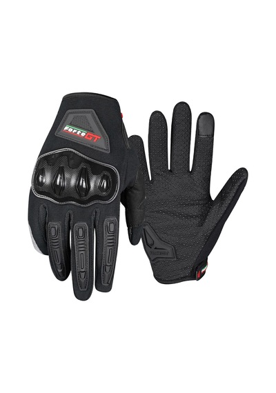 Forte Gt Gt20 Pro Yazlık Motosıklet Eldıvenı Sıyah Motosiklet Eldiveni Siyah