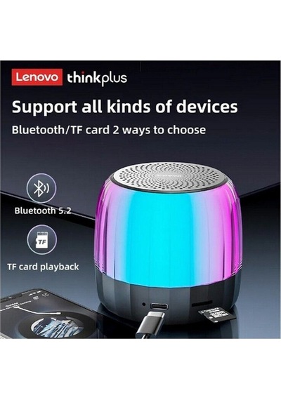 K3 Plus Bluetooth Hoparlör Rgb Renkli Işıklı Taşınabilir Kablosuz Hoparlör Bt 5.2