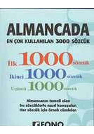 Almancada En Çok Kullanılan 3000 Sözcük - M. Aydan Taşkıran - Fono Yayınları