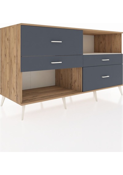 Kronos Konsol Tek Raflı 4 Çekmeceli 176x59x99 Çam-aytaşı/antrasi Çam-aytaşı/antrasit Kronos Konsol Tek Raflı 4 Çekmeceli 176x59x99 Çam-aytaşı/antrasi Çam-aytaşı/antrasit