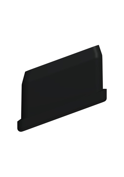 Cateksss 30x40 Mm 20 İç Dereceli Profil Tapası Siyah - 45 Li Paket