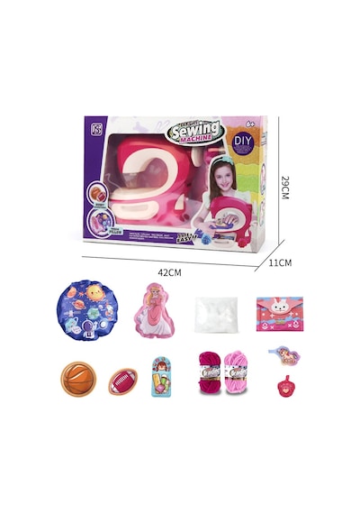 Gerçekten Diken Dikiş Makinesi Full Set Çocuklar İçin Eğitici Dikiş Oyun Seti