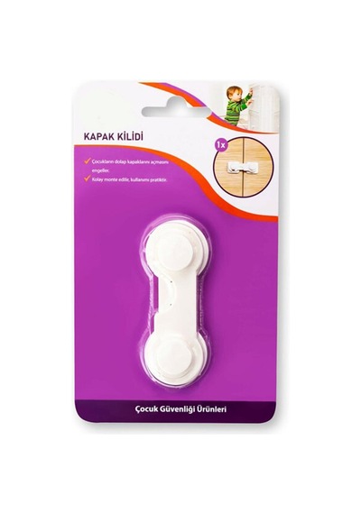 Markafox Ideal Baby Kapak Kilidi Güvenlik Kilidi Bebek Çocuk Koruma Kilidi 1410 Çok Renkli