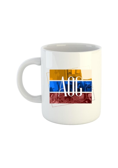 Aog Logo Baskılı Porselen Kupa Bardak 6