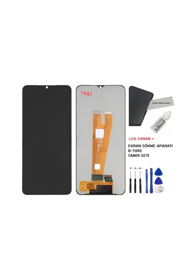 Samsung Galaxy Uyumlu  A04 - Sm-a045 Lcd Ekran Dokunmatik - A - Kalite + B-7000 + Tamir Seti