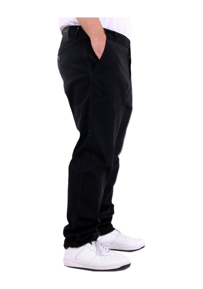 Mode Xl Büyük Beden Erkek Kot Pantolon Yan Cep Chıno 18880 Siyah Siyah
