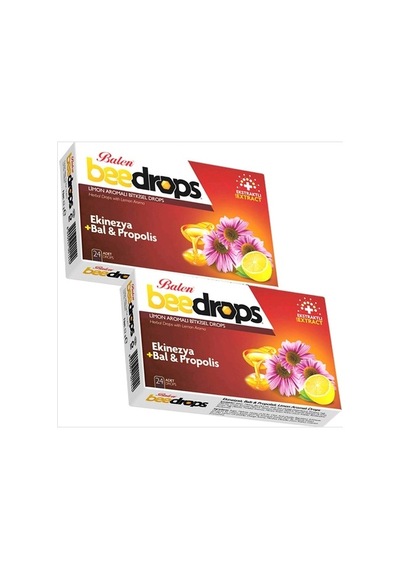 2 Adet Balen Beedrops Ekinezy Bal-Propolis Limon Aromalı 24drops