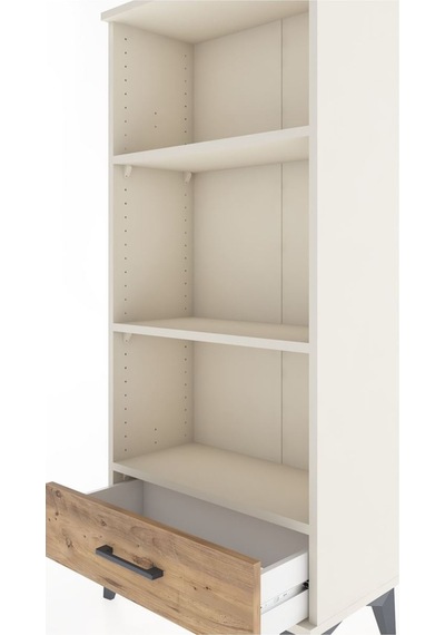 Hyperion Dolap 3 Raflı Tek Çekmeceli 60x44x134 Aytaşı-çam Aytaşı