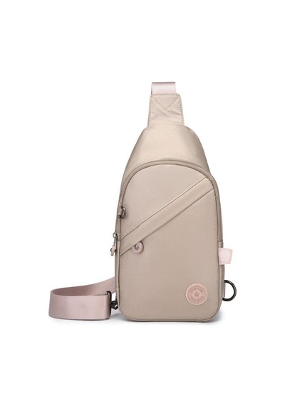 Metalik Kumaş Smart Bags Bodybag Postacı Çantası Kadın 1239 Gülkurusu