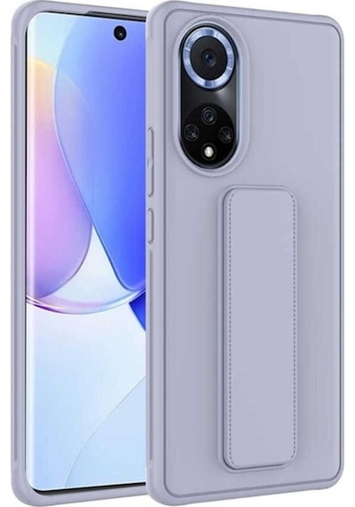 Huawei Honor 50 Kılıf Zore Qstand Kapak Gri