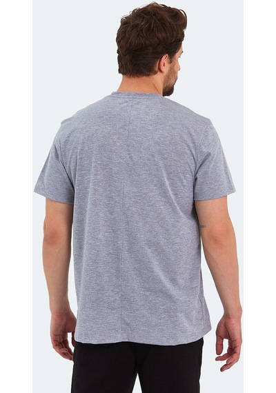 Slazenger KARNEN IN Oversize Erkek Tişört Gri