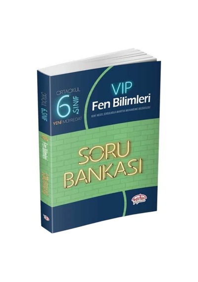 6 Sınıf Vıp Fen Bilimleri Soru Bankası Editör Yayınları