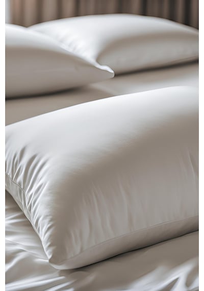 Formeya Boncuk Silikon Yastık 2 Adet 50x70 Cm Beyaz