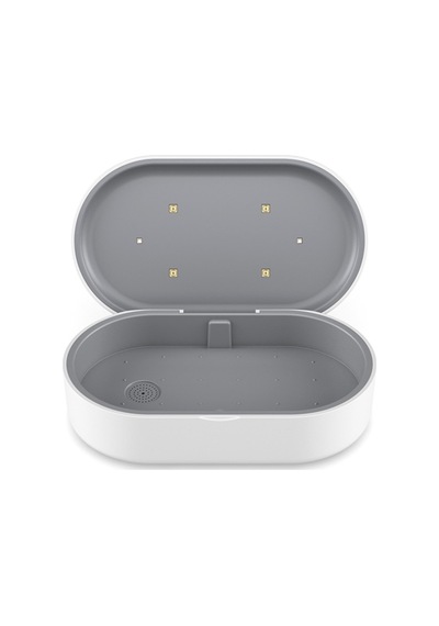 Ally 15W Hızlı Kablosuz Wireless Şarj+Ultraviyole Sterilizer- Uv (311350079)-Beyaz
