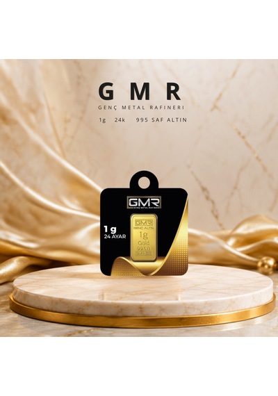 2 Adet 1 Gr 24 Ayar Altın 995 Gmr
