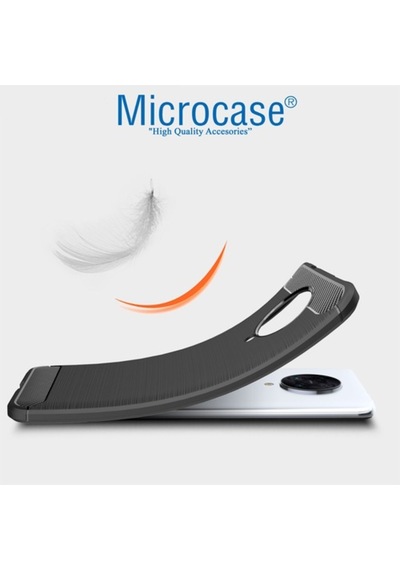 Xiaomi Redmi K30 Pro Brushed Carbon Fiber Silikon Kilif - Siyah 439359434
