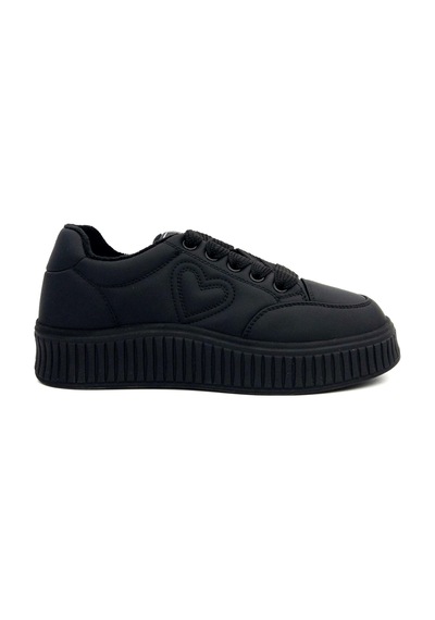 Guja 25k419 Kadın Hakiki Deri İçi Polarli Sneaker Ayakkabı Siyah