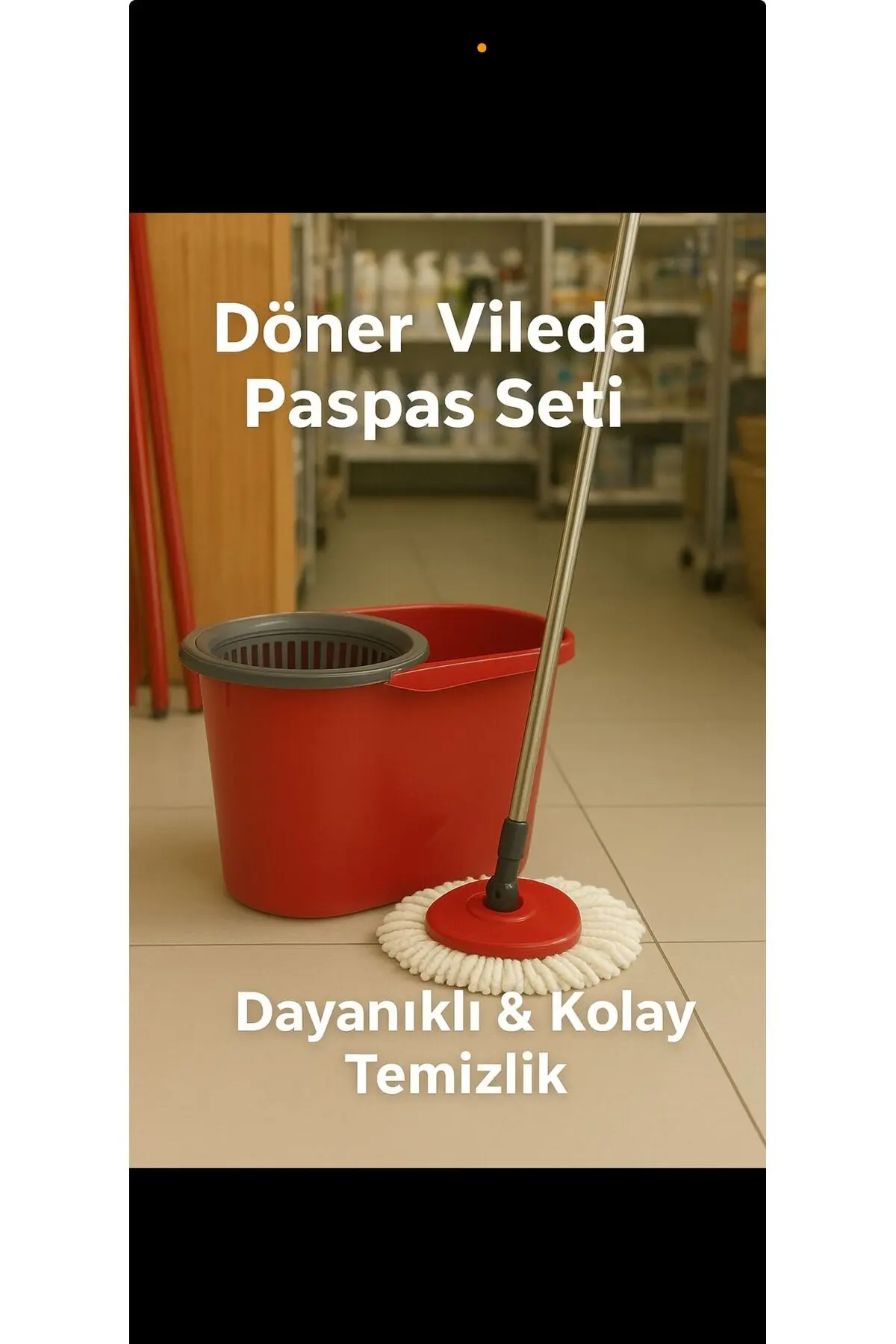 Mop Seti Pratik Ve Hızlı Temizlik