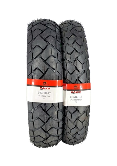 Ralco Tyres Nk 250 Lastik Takımı 140/70-17 Ve110/80-17 Tl Tubeless - Dubleks Motosiklet Lastiği Speedblastera30