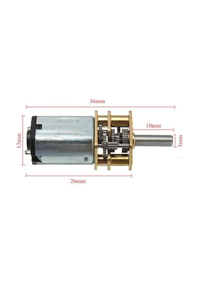 Ga12-n20 12v 30rpm Micro Dc Motor Dc 12v N20 Mini Metal Dişli Redüktör Robot Oyuncak Rc Araba Medika