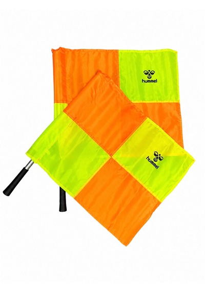 Hummel Hakem Bayrağı 1 Çift , Çantalı Şak Şak Bayrak Kırmızı - Sarı