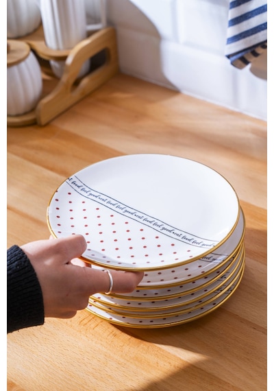 Acar Feel Good 6 Lı Pasta Tabağı Seti - 19 CM