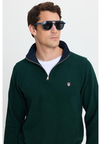 Tudors Erkek Slim Fit Dar Kesim Pamuklu Selanik Kumaş Dik Yaka Yeşil Sweatshirt-41874 Yeşil Tudors Erkek Slim Fit Dar Kesim Pamuklu Selanik Kumaş Dik Yaka Yeşil Sweatshirt-41874 Yeşil
